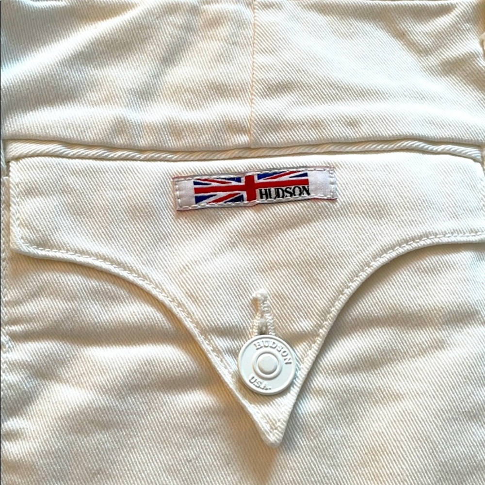 HUDSON WHITE DENIM SKIRT